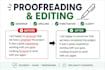 proofread and edit your writing for grammar and clarity