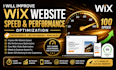 improve wix website speed wix performance optimization wix seo speed fix
