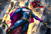 design superhero comic cover illustration