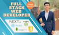 create modern responsive websites using HTML, CSS  react js
