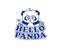 create modern panda logo t shirt design