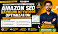 do amazon SEO backend key words optimization and fix keyword ranking