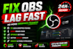 fix your obs lag, audio issues, and stream problems fast