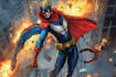 create superhero logo character illustration