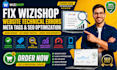 fix wizishop website technicai errors meta tags seo optimization google search