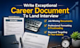 write exceptional career document to land interview