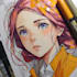 draw anime, original character art