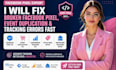 fix broken facebook meta pixel event duplication tracking errors fixing