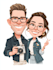 make family or couple caricature