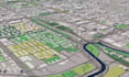 model 3d city map, city terrain shaded relief map and 3d printable isometric map