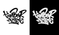 create custom handstyle lettering logo in street art style