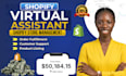 be shopify virtual assistant for data entry and shopify va store manager expert