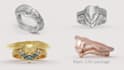 create a bespoke shaped wedding ring