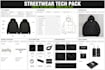 create streetwear tech pack ready for manufacturing