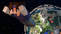 create a cinematic minecraft youtube thumbnail