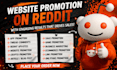 promote saas website traffic reddit link post management