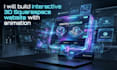 squarespace interactive website 3d squarespace website 3d website animation