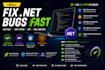 fix front and back end issues fast