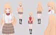 do koikatsu character modding, vrchat avatar, anime 3d model custom game modding