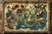 do medieval fantasy map, isometric vector map illustration