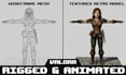 create retro low poly 3d character modeling rigging and animation in n64 ps1 y2k