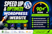 speed up and optimize your wordpress website for fast performance