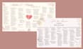 create a minimalist design for seating chart