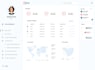 design a premium saas dashboard UI in figma