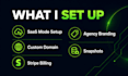 setup gohighlevel saas mode white label and snapshots