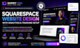 design squarespace website with analytics and tracking setup