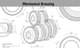 draw mechanical or vector line tracing and mechanical line drawing