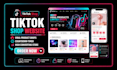 create tiktok shop website viral product drops countdown timer