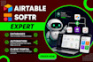 set up airtable softr automation and airtable crm system