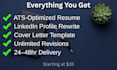 write a professional resume and linkedin profile