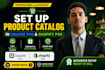 set up product catalog in square pos and shopify pos