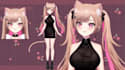 draw and rig live2d vtuber model anime vtuber 2d vtuber model vtuber commission