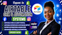 setup airtable automation, airtable expert, softr webapp, clay com, airtable ai