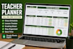 create custom teacher planner, class schedule, grading sheet, lesson tracker