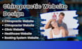 create a modern chiropractic website design for clinic