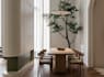 design modern coastal villa interior with 3d render