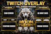 best twitch overlay logo panel kick overlay emotes twitch animated stream