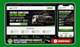 design junk car buyer, junk removal and towing website