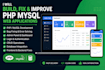 fix PHP mysql website bugs and improve web systems