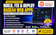 fix base44 web app integrate api supabase github deploy replit netlify cloudhost
