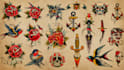 create awesome old school tattoo style design