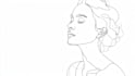 draw your minimalistic portrait in outline