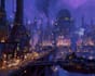 make a cyberpunk scifi futuristic city