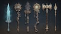 design unique weapons illustrations