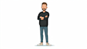 create simple cartoon portrait