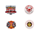 design modern firefighter logo